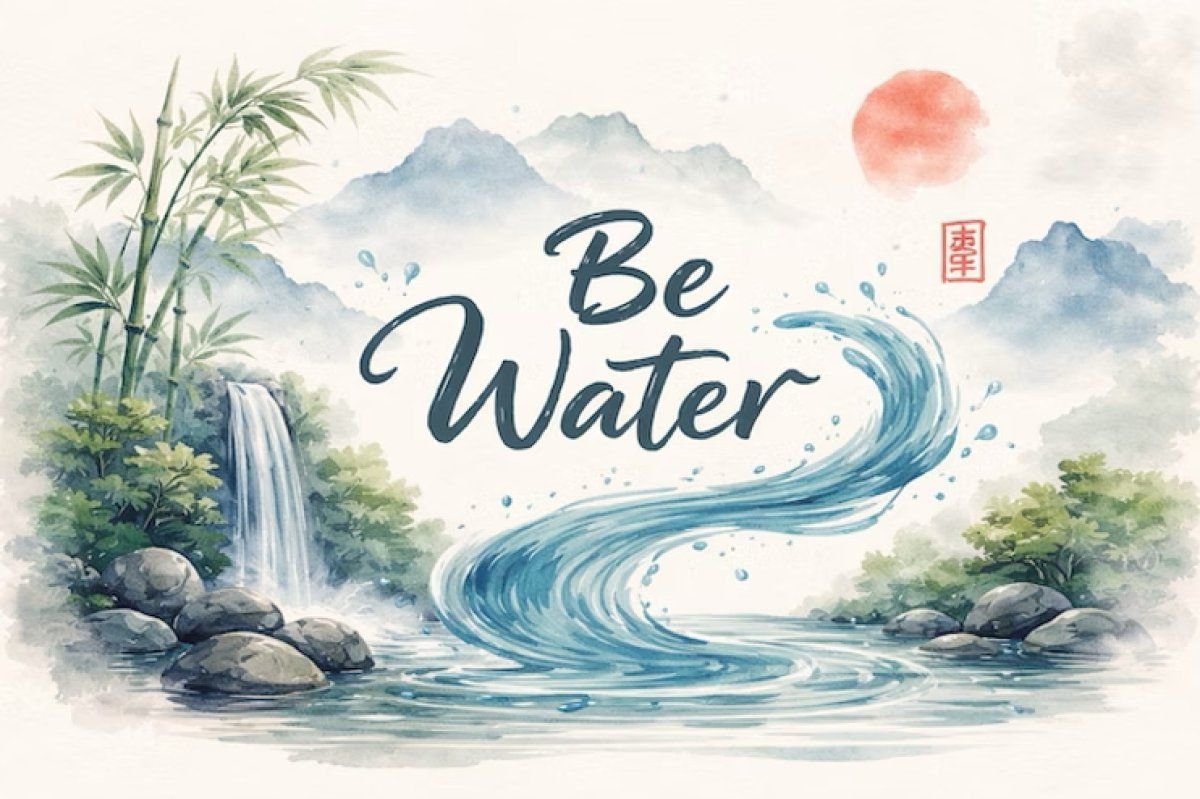 Be Water – flexibel, kraftvoll und im Fluss